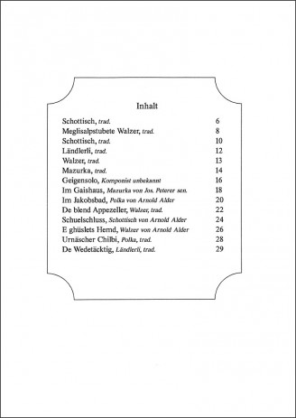 Appenzellerart - Heft I