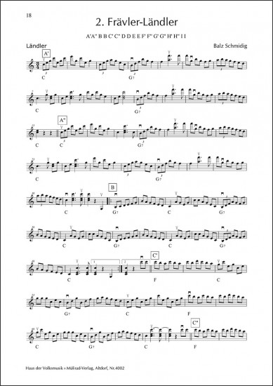 Josef Stump & Balz Schmidig (Violinschrift)