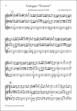 Danze Ticinesi (Heft in Bb)