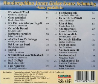 «Ganz gmiätlich» CD