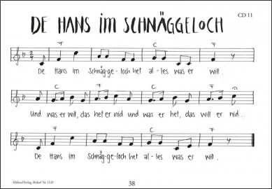 Schwizer Volksliedli (mit CD)